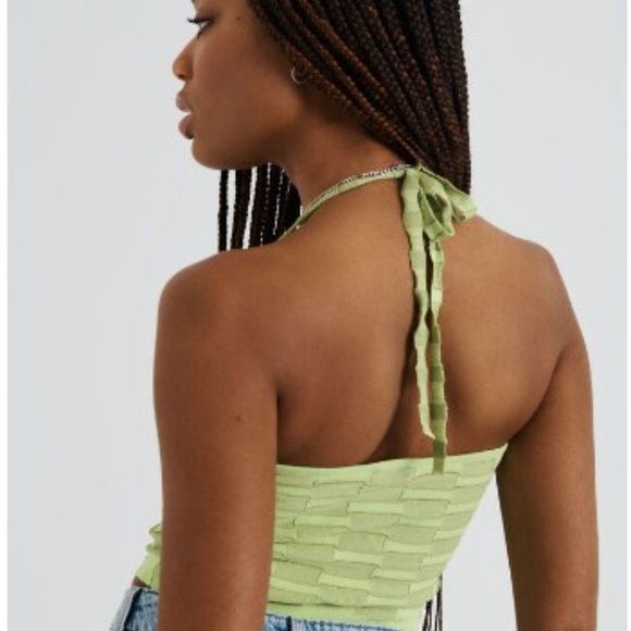 Size Small Green Bundle Cardigan Cargo Pants Midi Dress and Halter - Picture 10 of 14